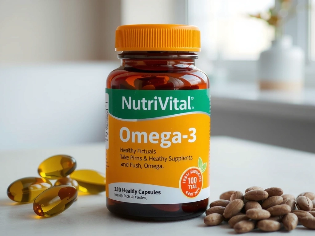 Imagine detaliată a suplimentului Nutrivitalfo Omega-3