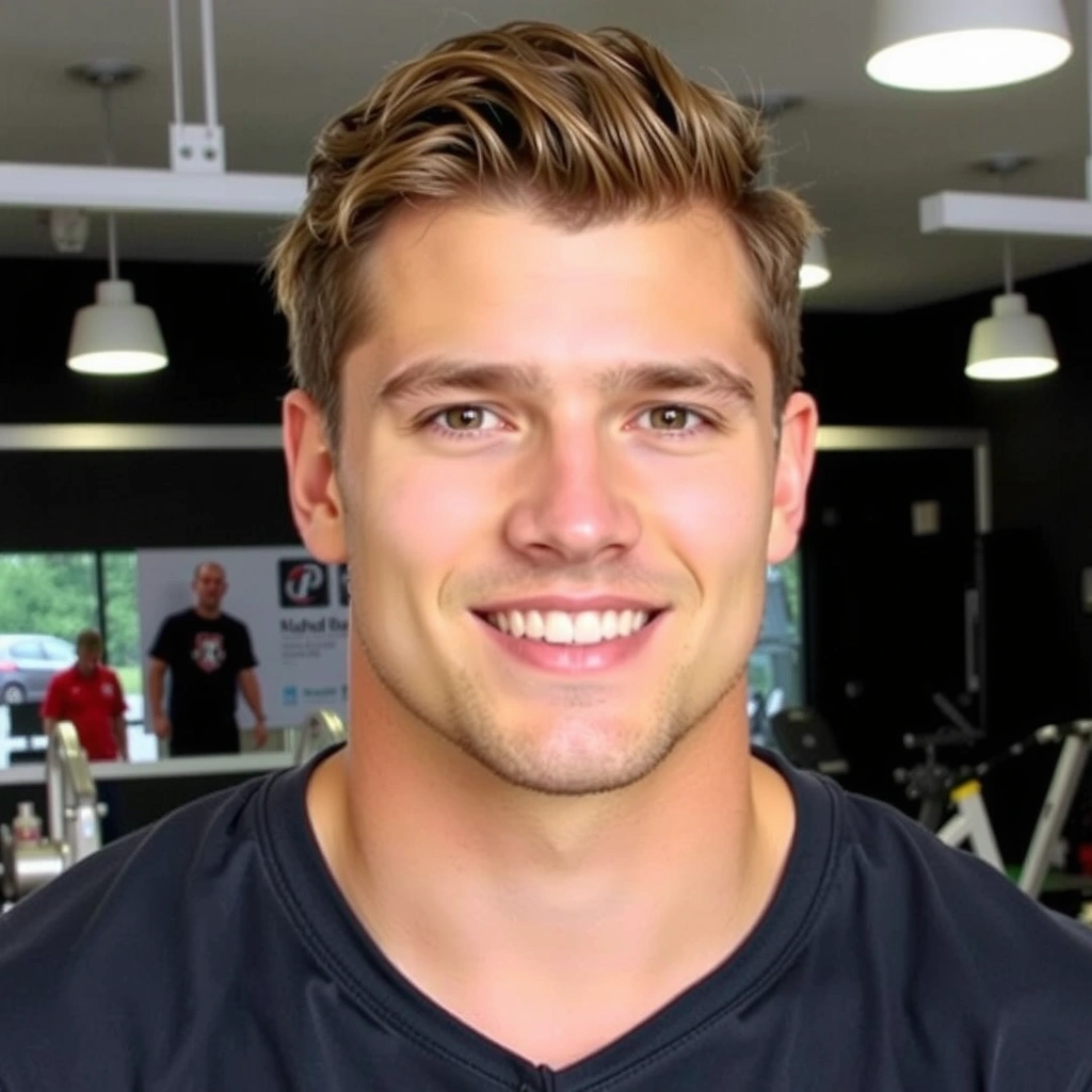 Portretul unui bărbat atletic, client Nutrivitalfo